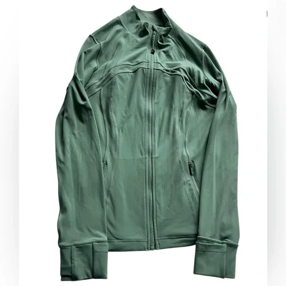 Lululemon Define Jacket Nulu in Desert Green Size 12 - Picture 10 of 13